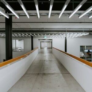 empty hallway inside building